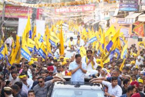 Kejriwal Ballabhgarh Road Show