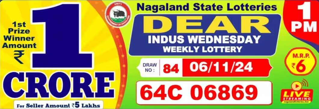 Nagaland Lottery 2024: 1 करोड़ रुपये का है पहला पुरस्कार, हुई विजेता की घोषणा !