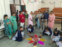 ITI For Women Rangoli and mehndi competitions