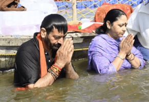 CM Naib Saini at Sangam