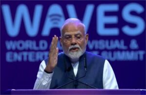 “यह वाकई एक ‘वेव’ है”: प्रधानमंत्री मोदी ने WAVES 2025 में दिखाया भारत के रचनात्मक भविष्य का चेहरा!
