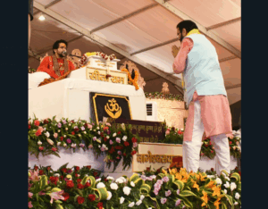 मुख्यमंत्री नायब सिंह सैनी ने बाबा बागेश्वर से आशीर्वाद, श्री हनुमान कथा को बताया सांस्कृतिक नवजागरण का पर्व!