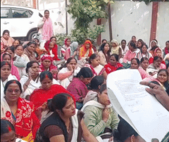 पंचकूला में मिड-डे-मील वर्करों का धरना प्र/दर्शन
