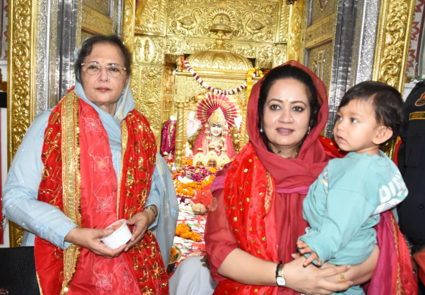 स्वास्थ्य मंत्री आरती सिंह राव ने किए माता मनसा देवी के दर्शन, लिया आशीर्वाद
