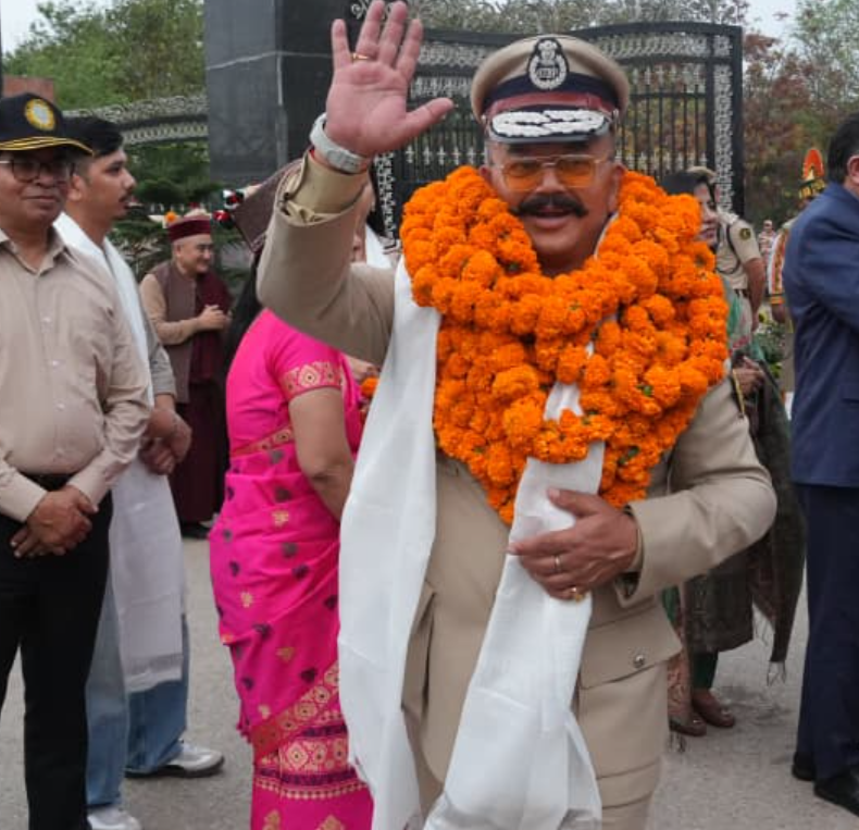 पंचकूला के भानू प्रशिक्षण केंद्र में IG अशोक नेगी का विदाई समारोह