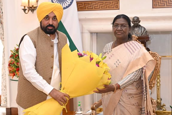 राष्ट्रपति मुर्मु से मुलाकात के बाद CM मान का बड़ा बयान