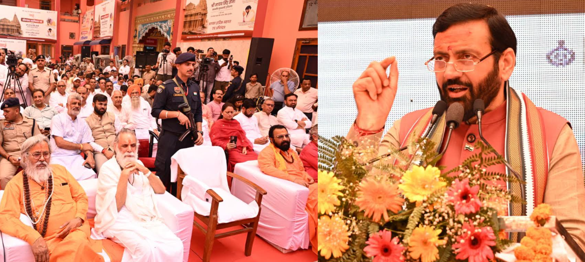 श्री संगमेश्वर महादेव मंदिर अरुणाय में CM सैनी ने की शिरकत