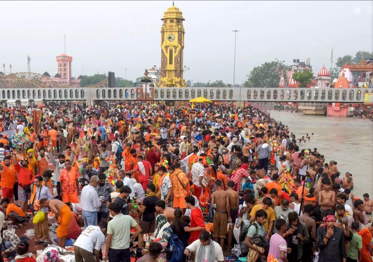 सावन के पहले सोमवार पर शिव भक्ति में डूबा हरिद्वार