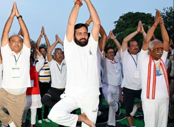 हरियाणा में शुरू होगा 5 मिनट का योग ब्रेक