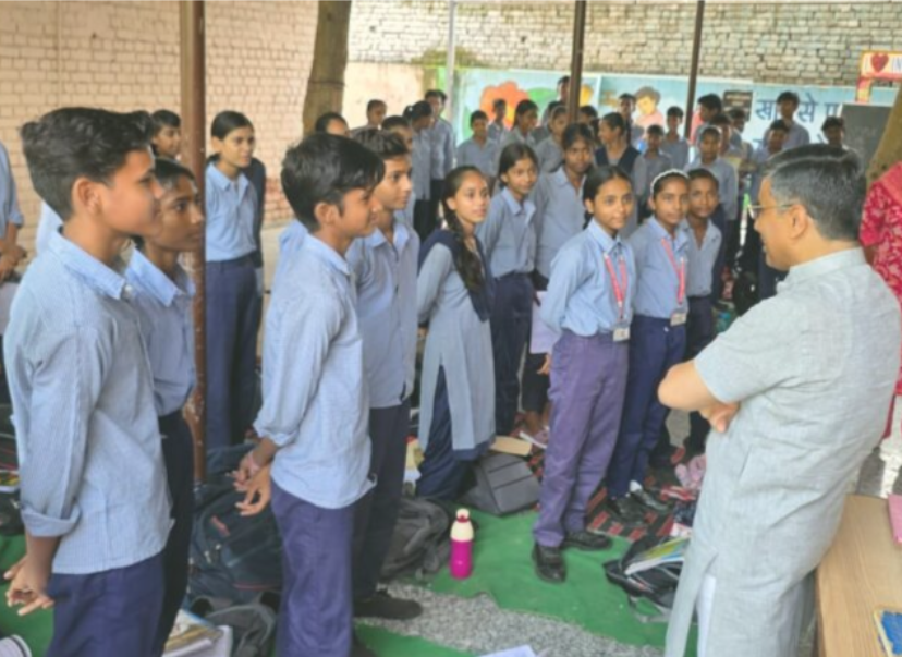 शिक्षा मंत्री ने पानीपत स्कूल का किया औचक निरीक्षण