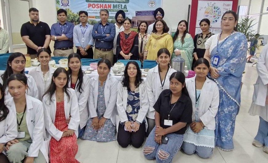 सनेटा में पोषण मेला-2026,  एआईएमएस ने स्वस्थ खान-पान को लेकर किया जागरूक