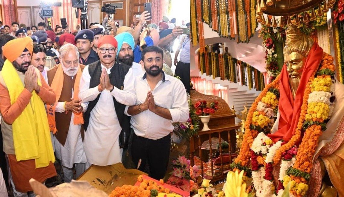 सीएम सैनी ने अमृतसर में भगवान वाल्मीकि तीर्थ पर टेका माथा