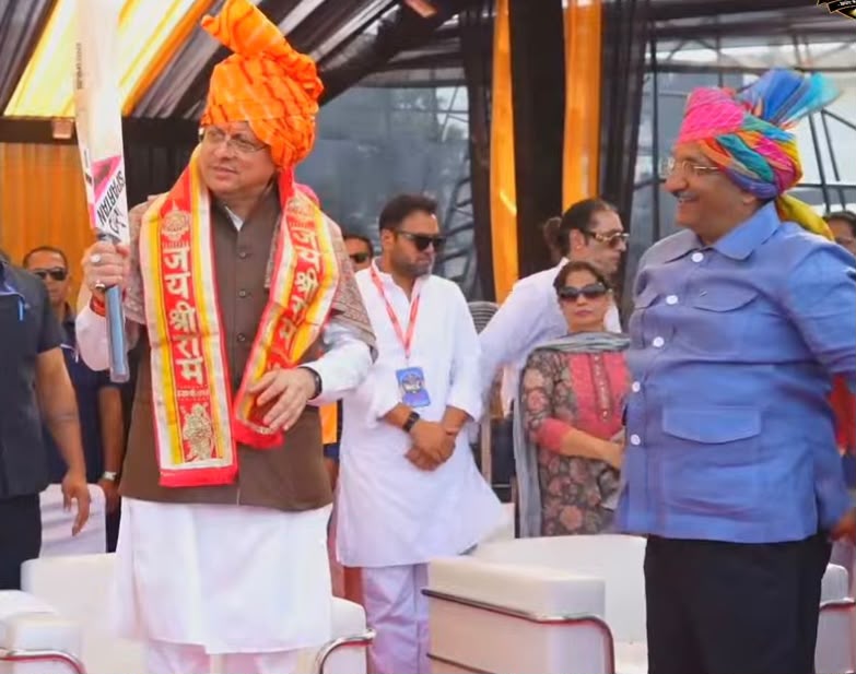 CM धामी ने नमो क्रिकेट लीग में खिलाड़ियों से की मुलाकात, बोले- न/शे को नहीं खेल को कहें हां